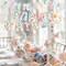 3PCS Wildflower Happy Birthday Banner Pre-strung No DIY Floral Flower Theme Birthday Banner Spring Happy Birthday Banner Flower Banner Garland for Girls Women